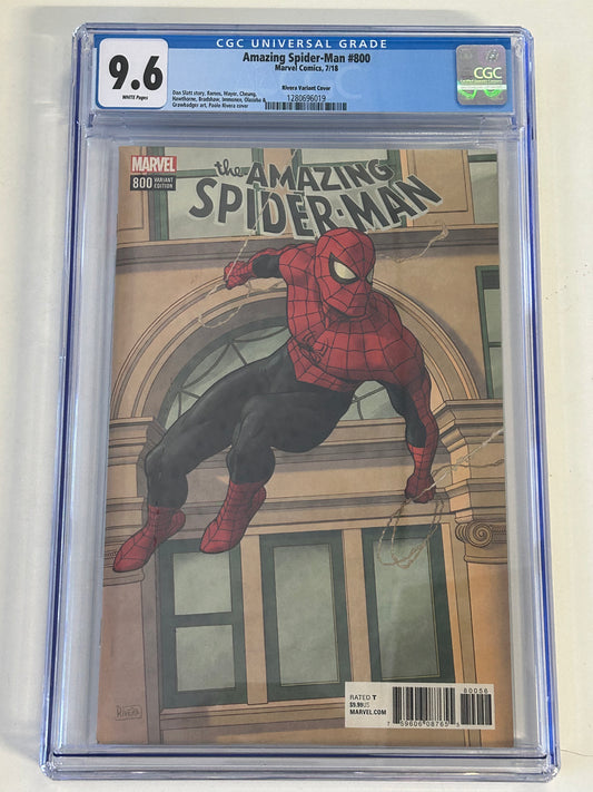 MARVEL COMICS AMAZING SPIDER-MAN #800 CGC 9.6 WP
