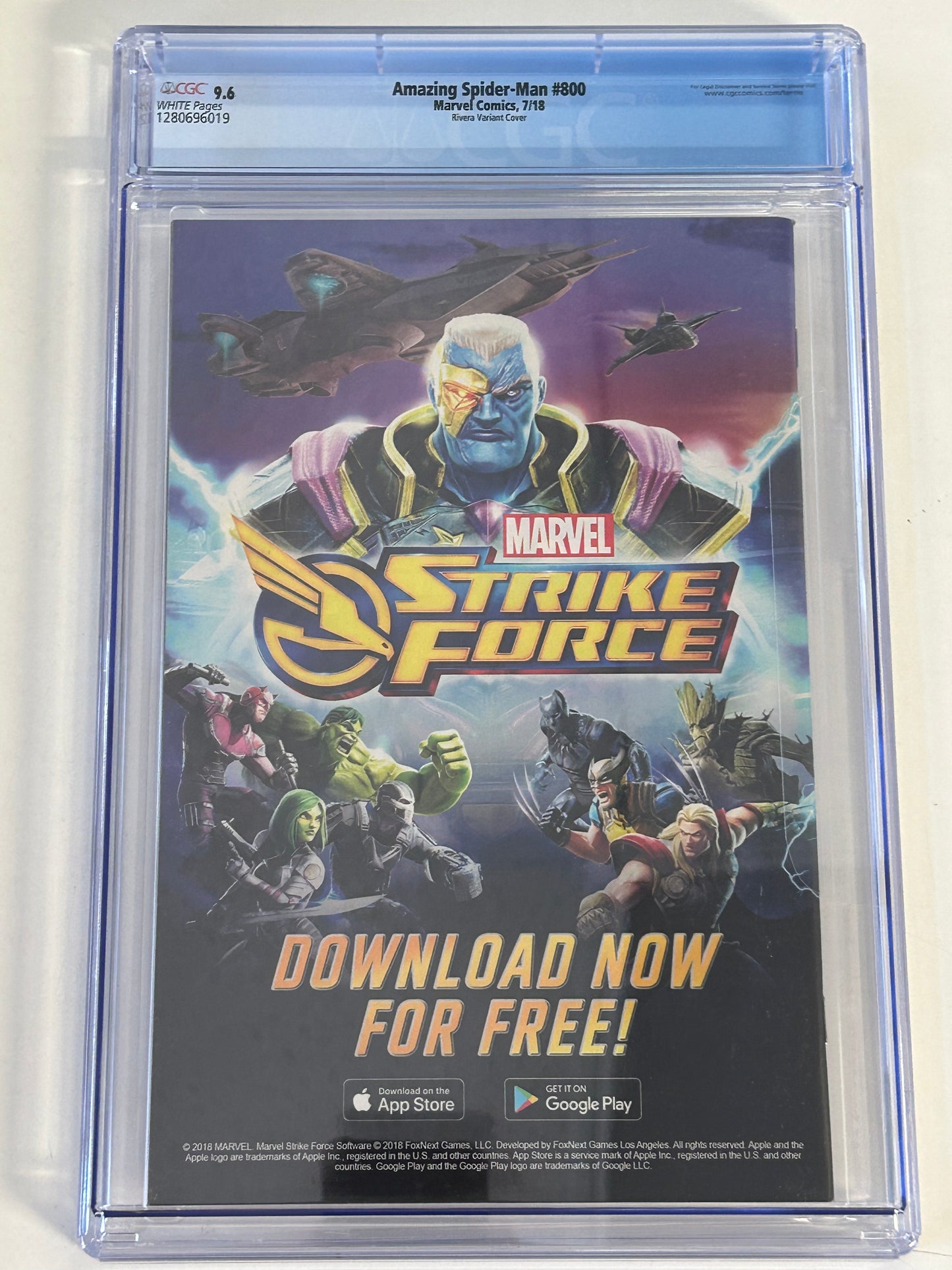 MARVEL COMICS AMAZING SPIDER-MAN #800 CGC 9.6 WP