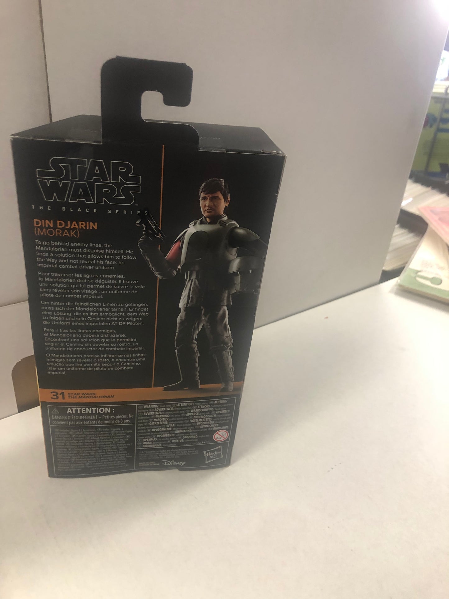 STAR WARS THE BLACK SERIES STAR WARS THE MANDALORIAN DIN DJARIN MORAK EXCELLENT CONDITION