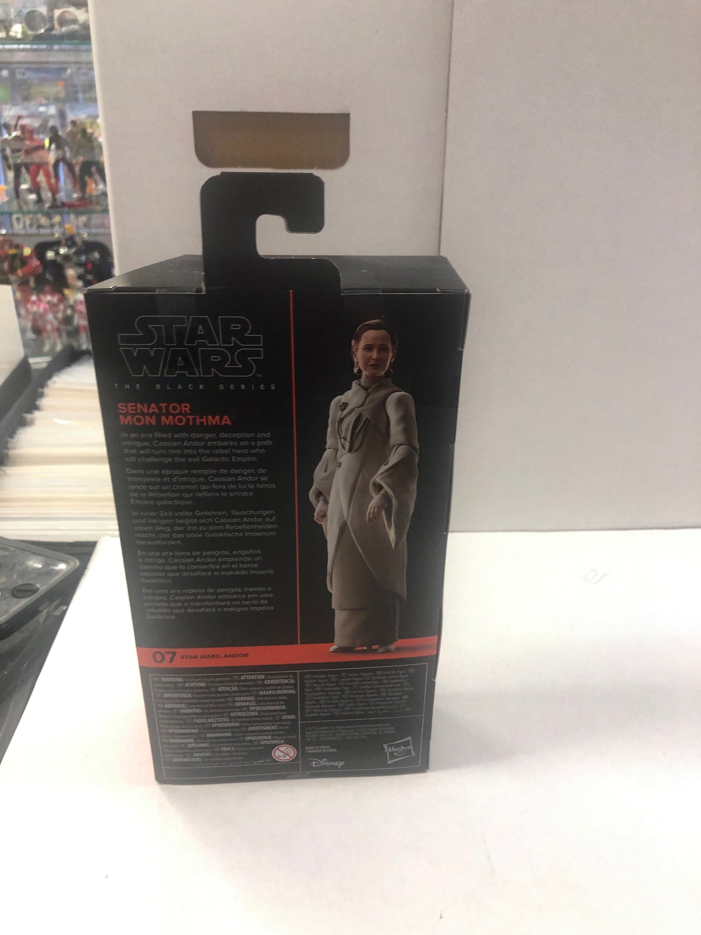 STAR WARS THE BLACK SERIES STAR WARS ANDOR SENATOR MON MOTHMA EXCELLENT CONDITION