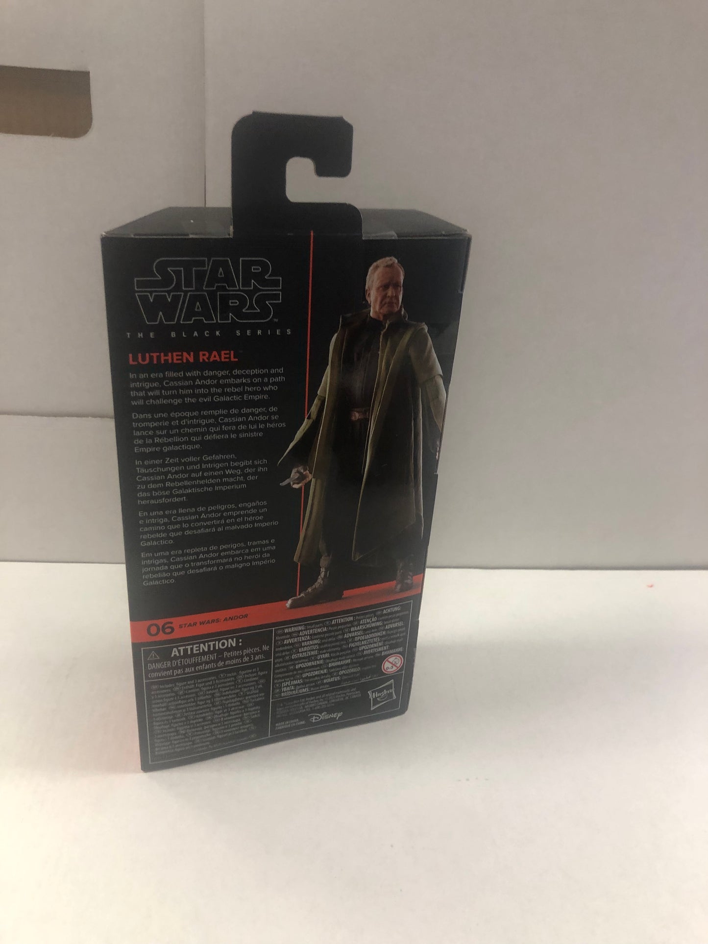 STAR WARS THE BLACK SERIES STAR WARS ANDOR LUTHEN RAEL EXCELLENT CONDITION