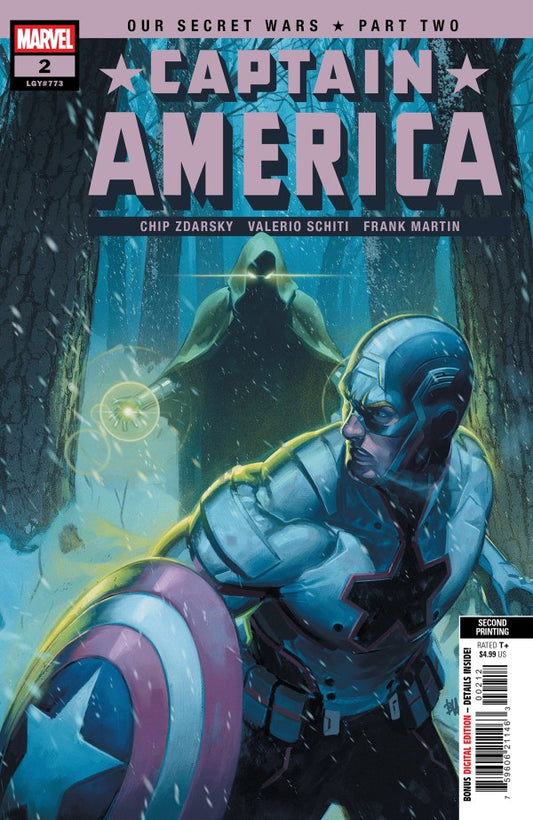 MARVEL COMICS CAPTAIN AMERICA OUR SECRET WARS #2 SECOND PRINT