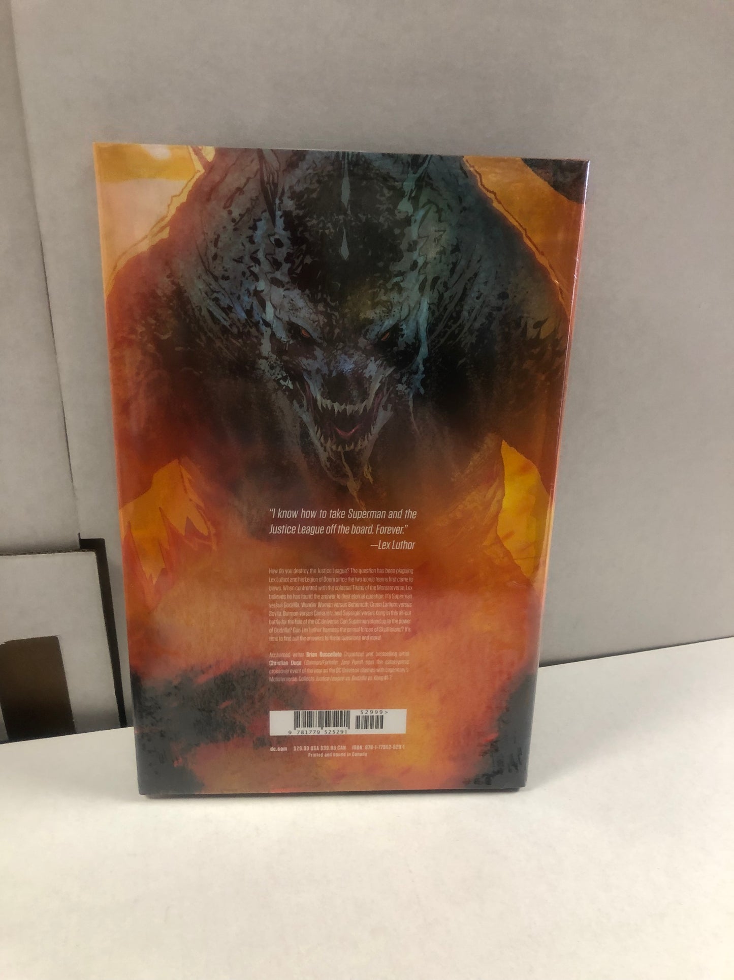 DC COMICS JUSTICE LEAGUE VS GODZILLA HARDCOVER (2024)