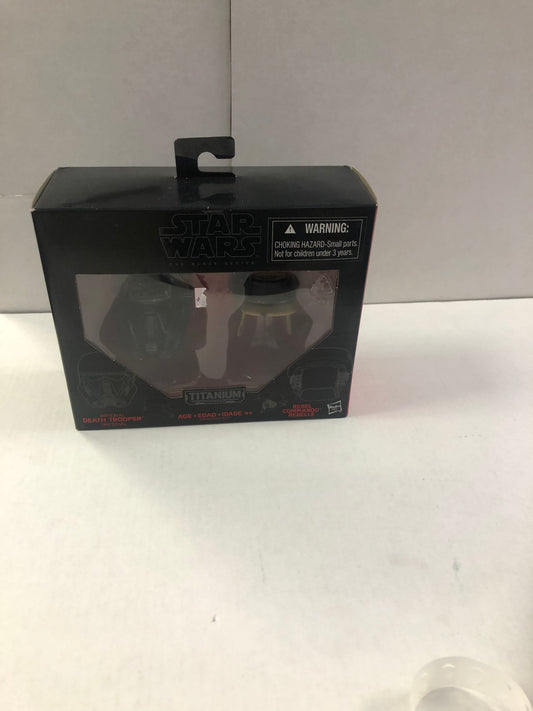 STAR WARS THE BLACK SERIES IMPERIAL DEATH TROOPER/ REBEL COMMANDO REBELLE HELMETS EXCELLENT CONDITION