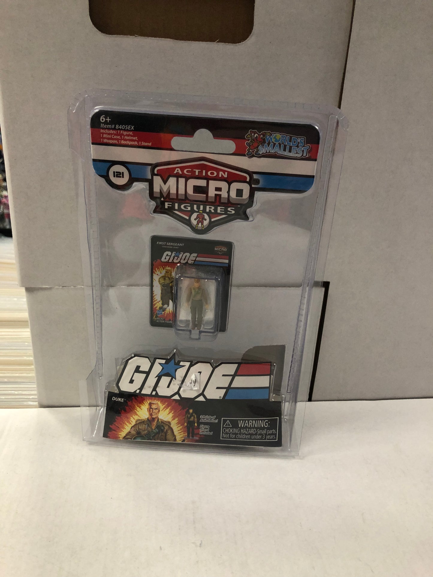 WORLDS SMALLEST ACTION MICRO FIGURES GI JOE DUKE DECENT CONDITION