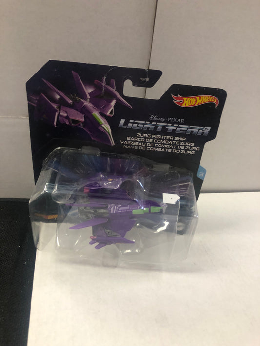 MATTEL HOT WHEELS LIGHTYEAR ZURG FIGHTER SHIP GREAT CONDITION