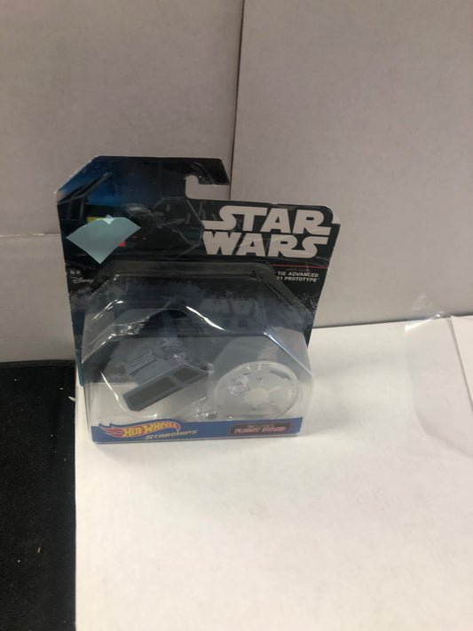MATTEL HOT WHEELS STAR WARS STARSHIPS TIE ADVANCED X1 PROTOTYPE POOR CONDITION TAPED BOX AND TEARS ON BOX
