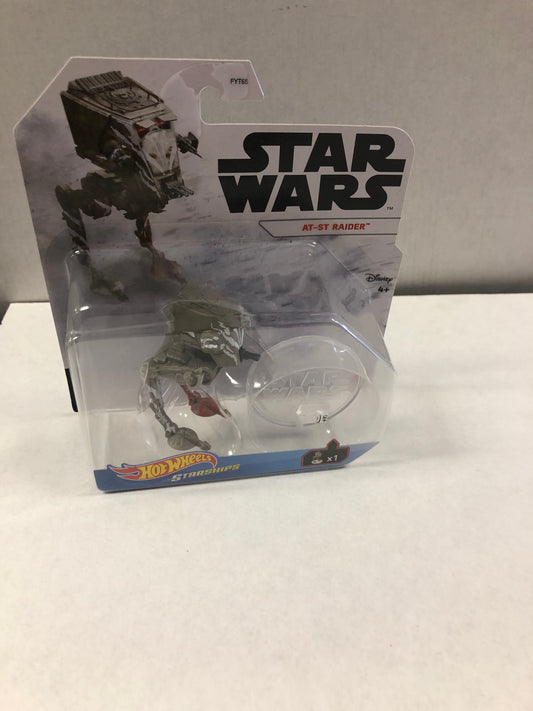 MATTEL HOT WHEELS STAR WARS STARSHIPS AT-ST RAIDER GREAT CONDITION