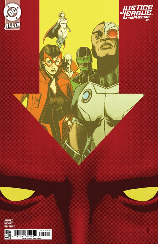 DC COMICS JUSTICE LEAGUE RED #2 CVR B