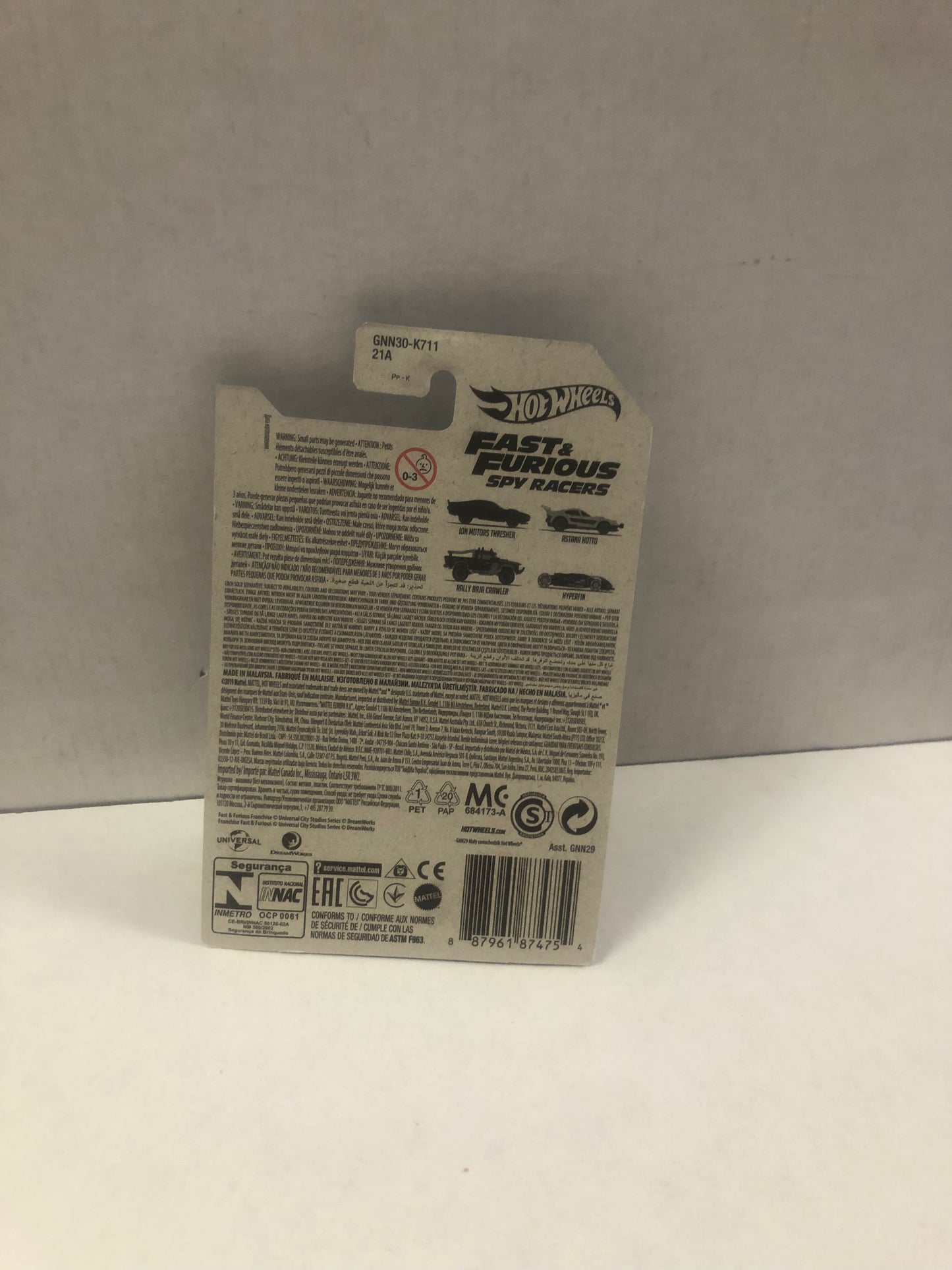MATTEL HOTWHEELS FAST & FURIOUS SPY RACERS ION MOTORS THRESHER DECENT CONDITION