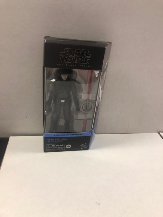STAR WARS THE BLACK SERIES STAR WARS OBI-WAN KENOBI FIFTH BROTHER INQUISITOR GOOD CONDITION PLASTIC LOOSE ON FRONT OF BOX