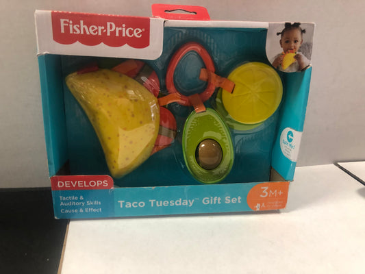 FISHER-PRICE TACO TUESDAY GIFT SET BABY TOY GOOD CONDITION