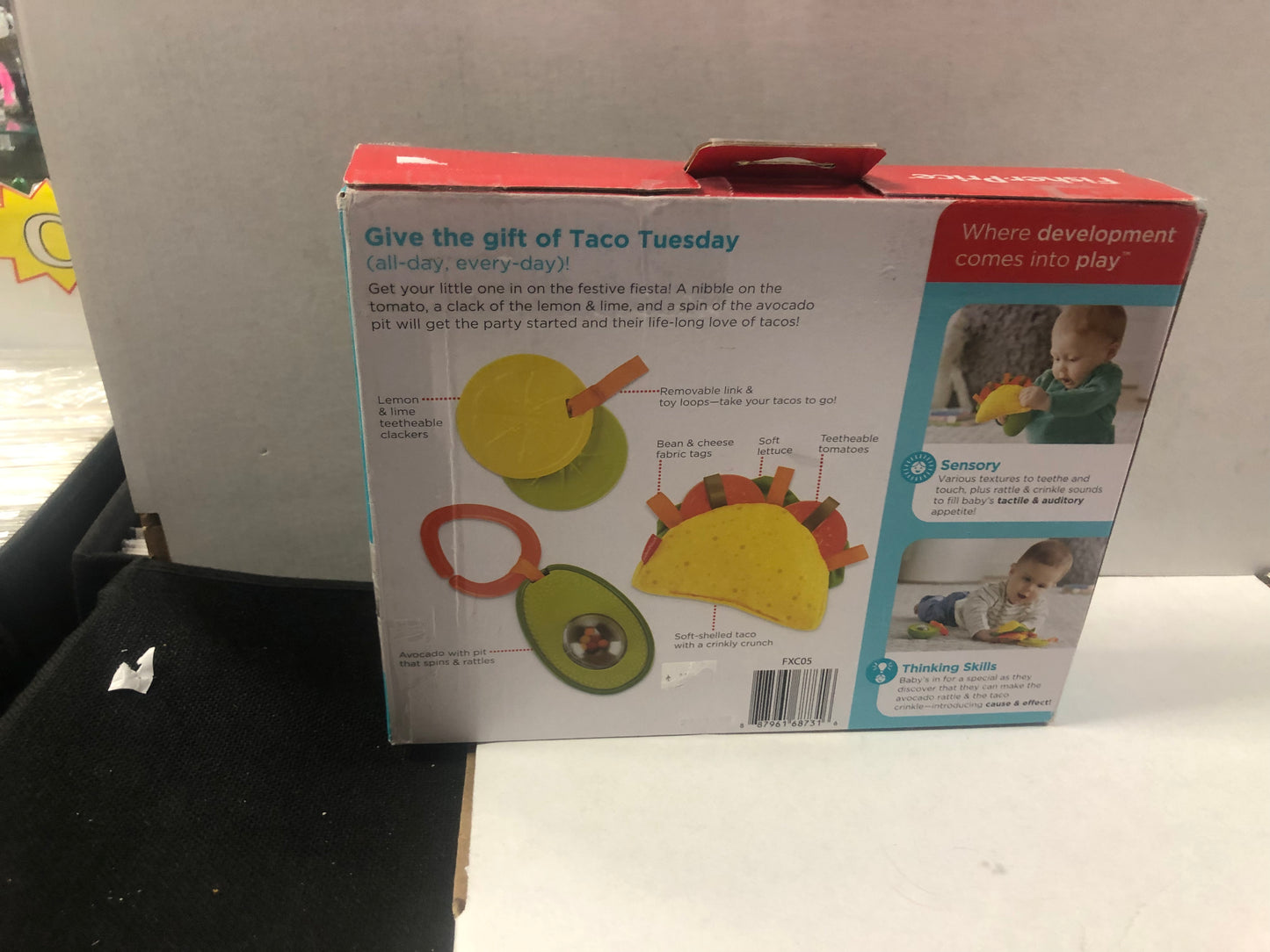 FISHER-PRICE TACO TUESDAY GIFT SET BABY TOY GOOD CONDITION