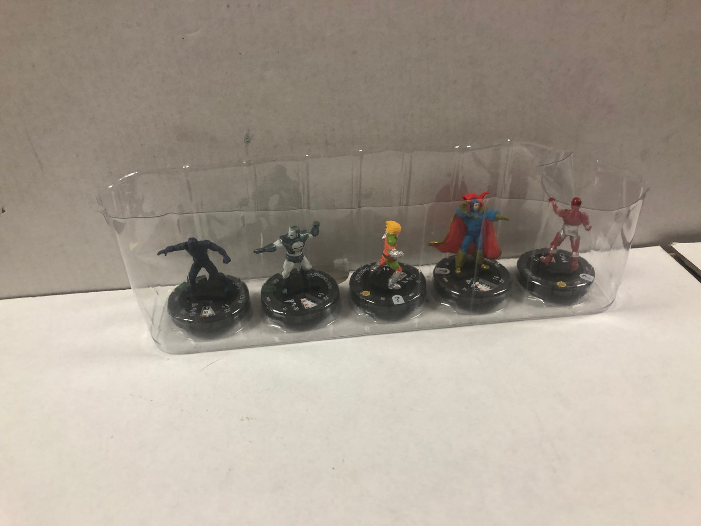 LOOSE 5 PACK MARVEL HEROCLIX IRON LAD DR STARK CHASE STEIN IRON PUNISHER BLACK PANTHER
