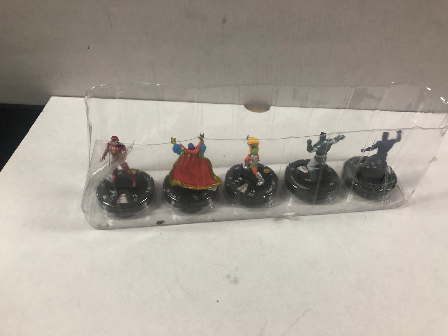 LOOSE 5 PACK MARVEL HEROCLIX IRON LAD DR STARK CHASE STEIN IRON PUNISHER BLACK PANTHER