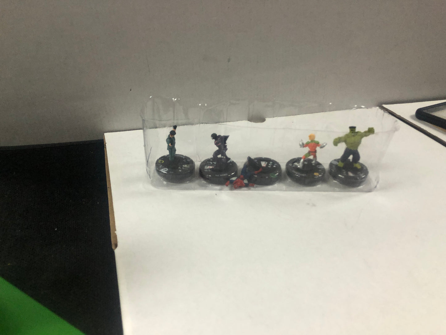 LOOSE 5 PACK MARVEL HEROCLIX ONI HULK CASE STEIN SPIDER-MAN THE TRENCH PUNISHER SQUAD