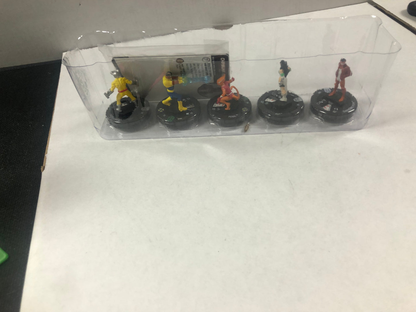 LOOSE 5 PACK MARVEL HEROCLIX CHIPMUNK HUNK ASP FERAL ANARCHIST JACKHAMMER