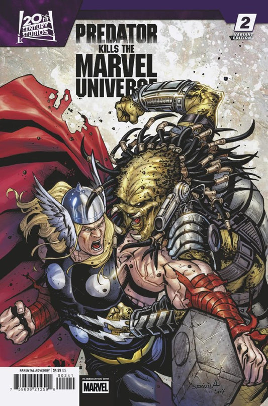 MARVEL COMICS PREDATOR KILLS THE MARVEL UNIVERSE #2 VARIANT