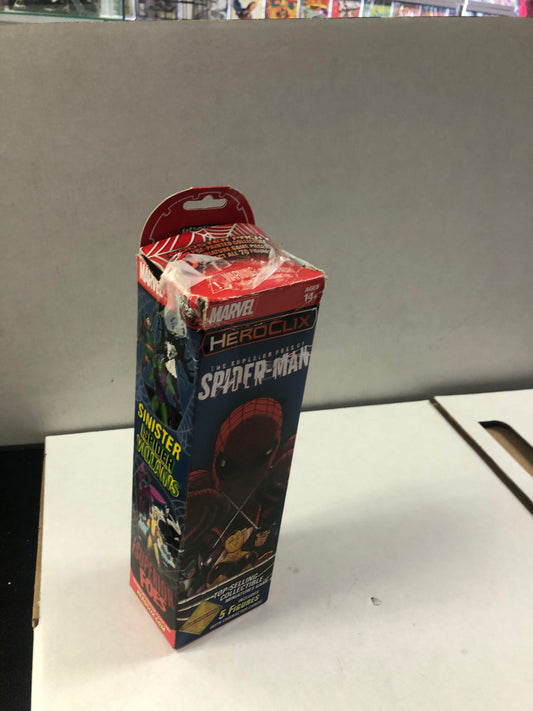MARVEL THE SUPERIOR FOES OF SPIDER-MAN 5 PACK HEROCLIX POOR CONDITION BOX OPEN AND TORN