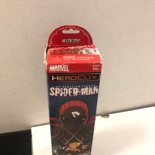 MARVEL THE SUPERIOR FOES OF SPIDER-MAN 5 PACK HEROCLIX DECENT CONDITION BOX OPEN AND TORN