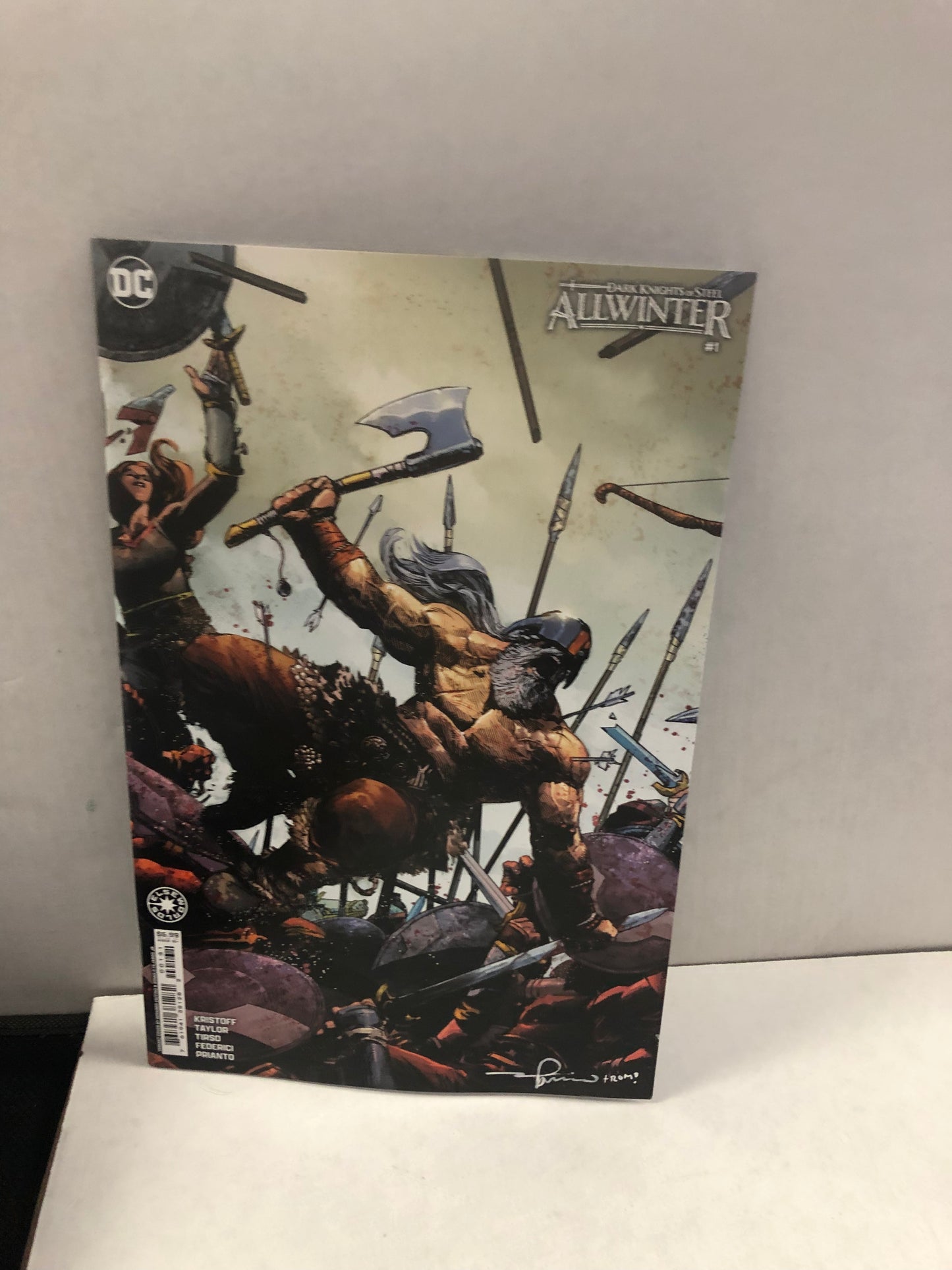 DC COMICS DARK KNIGHTS OF STEEL ALLWINTER 1 VARIANT