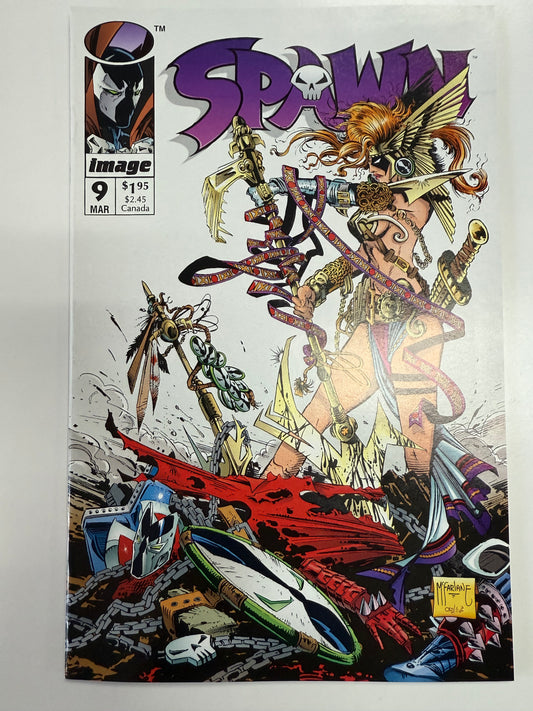 IMAGE COMICS SPAWN #9 KEY FIRST ANGELA 1st MID EVIL SPAWN 9.4 or higher