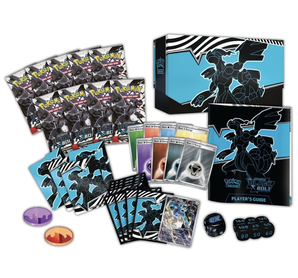 POKEMON TCG SCARLET VIOLET BLACK BOLT ELITE TRAINER BOX SEALED