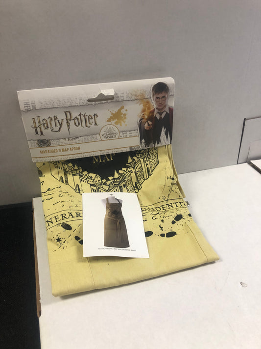 UKONIC HARRY POTTER MARAUDERS MAP APRON EXCELLENT CONDITION