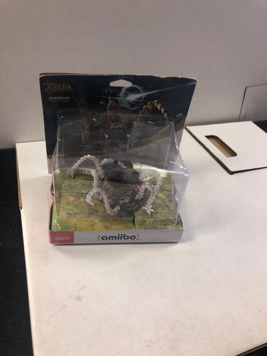 NINTENDO THE LEGEND OF ZELDA BREATH OF THE WILD GUARDIAN AMIIBO POOR CONDITION BOX FALLING APART ON BOTTOM