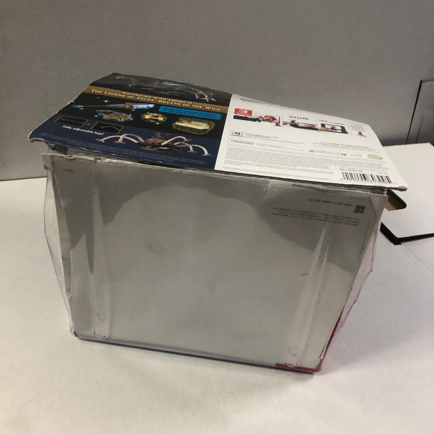 NINTENDO THE LEGEND OF ZELDA BREATH OF THE WILD GUARDIAN AMIIBO POOR CONDITION BOX FALLING APART ON BOTTOM