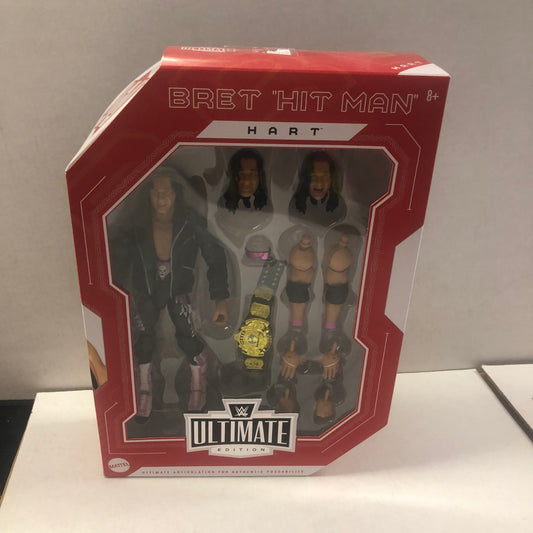 MATTEL WWE ULTIMATE EDITION BRET HIT MAN HART EXCELLENT CONDITION