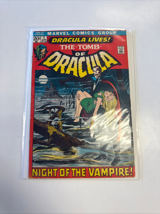 MARVEL COMICS THE TOMB OF DRACULA #1 key comic 1st app