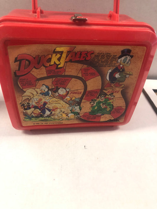 ALADDIN 1986 DUCK TALES PLASIC LUNCHBOX NO THERMOS GOOD CONDITION