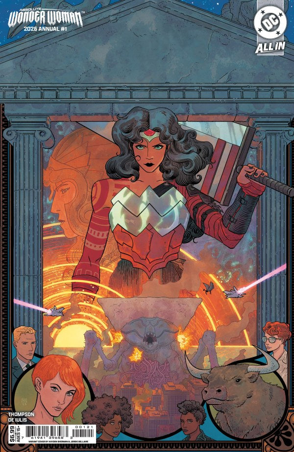 DC COMICS ABSOLUTE WONDER WOMAN ANNUAL 2026 #1 (ONE SHOT) CVR B HAYDEN SHERMAN CARD STOCK VAR