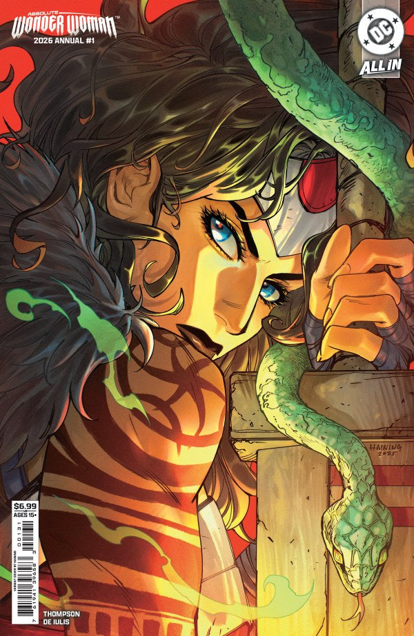 DC COMICS ABSOLUTE WONDER WOMAN ANNUAL 2026 #1 (ONE SHOT) CVR C HAINING CARD STOCK VAR