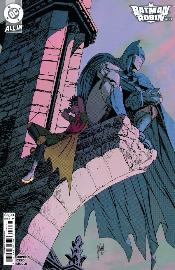 DC COMICS BATMAN AND ROBIN #30 CVR B GUILLEM MARCH CARD STOCK VAR