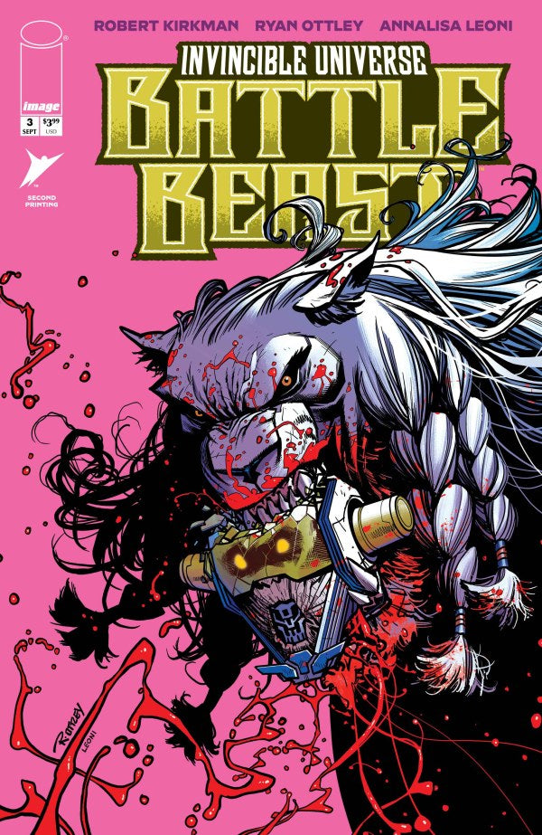 IMAGE INVINCIBLE UNIVERSE BATTLE BEAST #3 SECOND PRINT