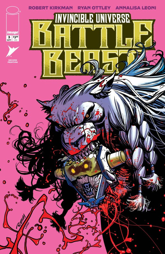 IMAGE INVINCIBLE UNIVERSE BATTLE BEAST #3 SECOND PRINT
