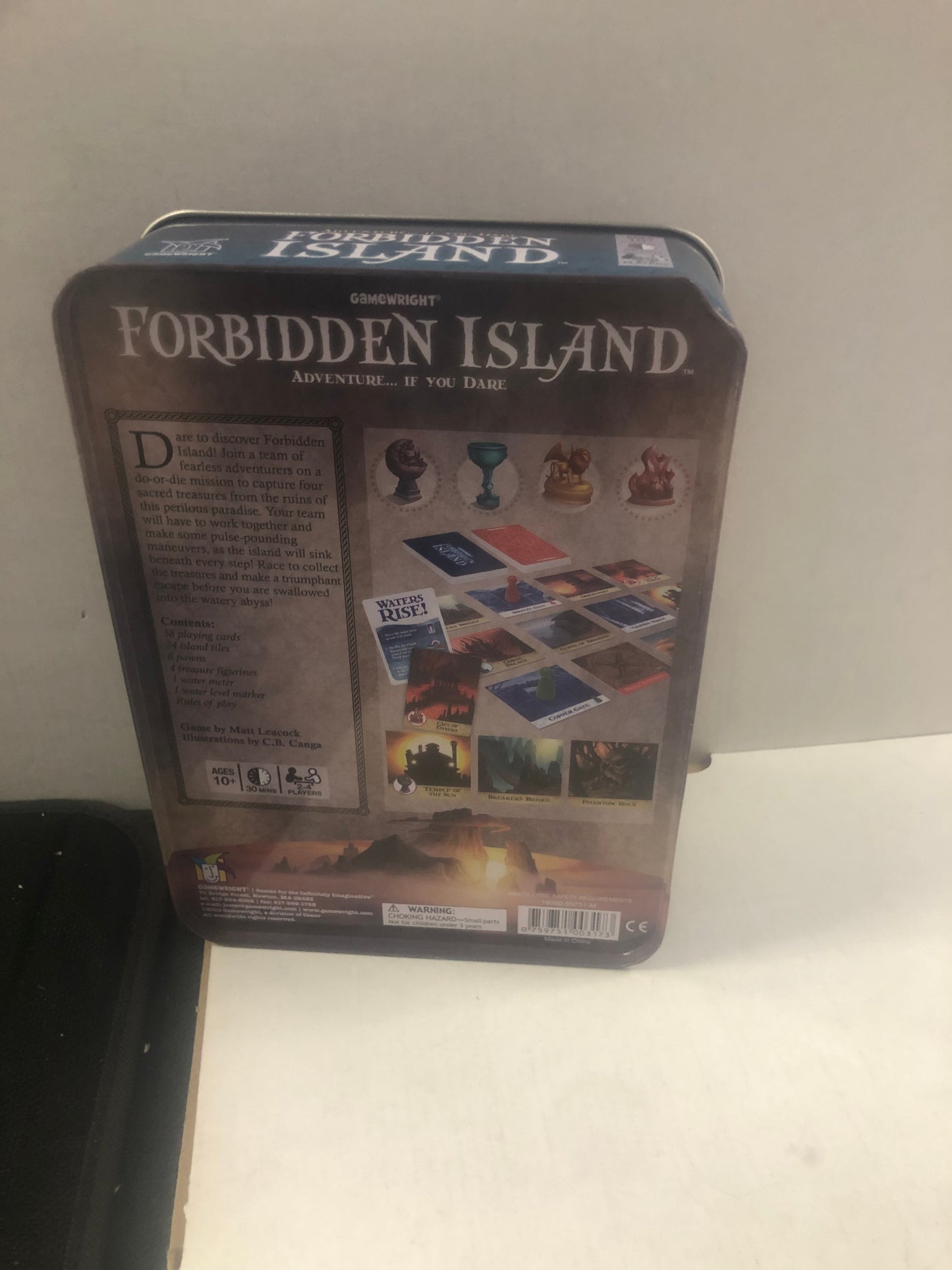 GAMEWRIGHT FORBIDDEN ISLAND GAME EXCELLENT CONDITION