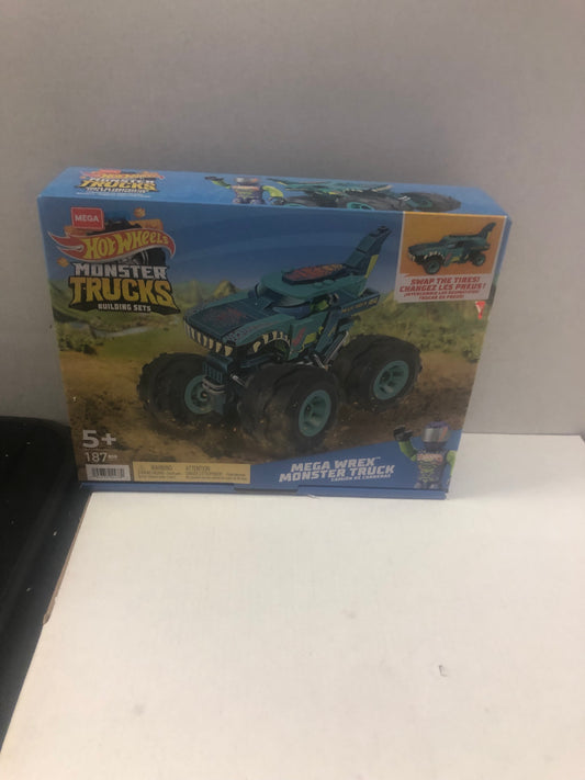 MATTEL MEGA HOT WHEELS MONSTER TRUCKS BUILDING SETS GREAT CONDITION