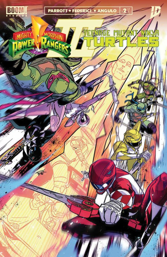 BOOM STUDIOS MIGHTY MORPHIN POWER RANGERS/ TMNT III  #2 K VARIANT