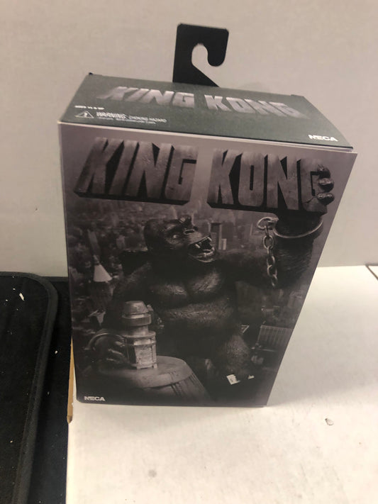 NECA KING KONG OKAY CONDITION BOX DAMAGE ON BACK OF BOX HOOK TORN