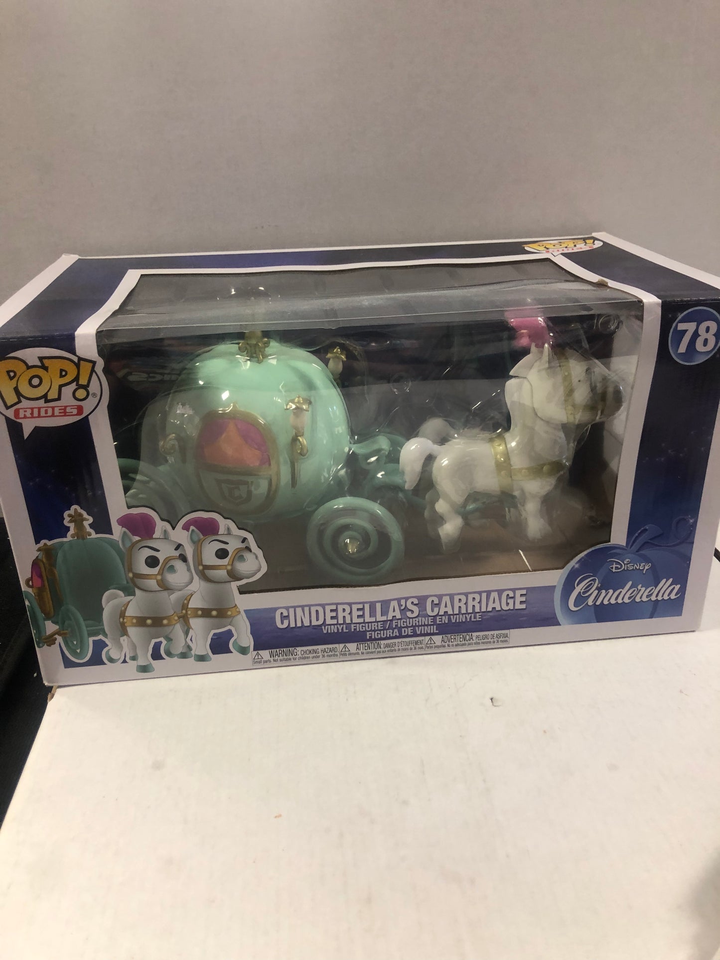 FUNKO FUNKO POP RIDES CINDERELLAS CARRIAGE GREAT CONDITION