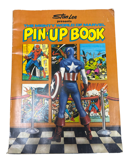MARVEL COMICS STAN LEE PRESENTS THE MIGHTY WORLD OF MARVEL PIN UP BOOK