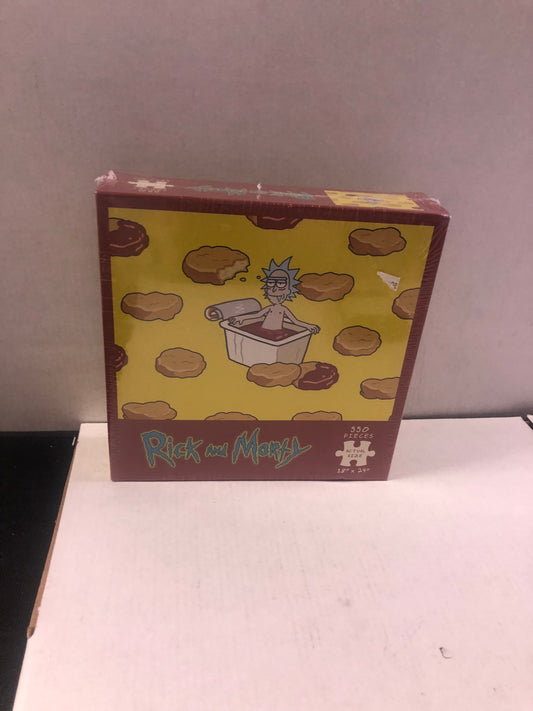 USAOPOLY RICK AND MORTY SZECHUAN HOT TUB 550 PIECE PUZZLE EXCELLENT CONDITION