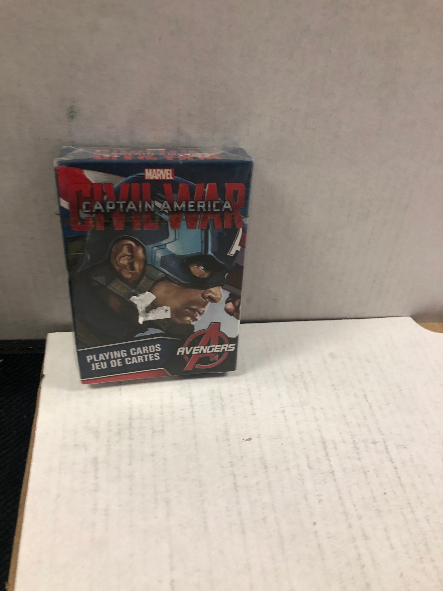 MARVEL CAPTAIN AMERICA CIVIL WAR PLAYING CARDS UNOPENED