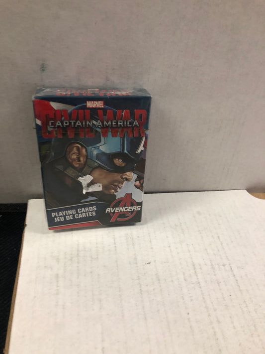 MARVEL CAPTAIN AMERICA CIVIL WAR PLAYING CARDS UNOPENED