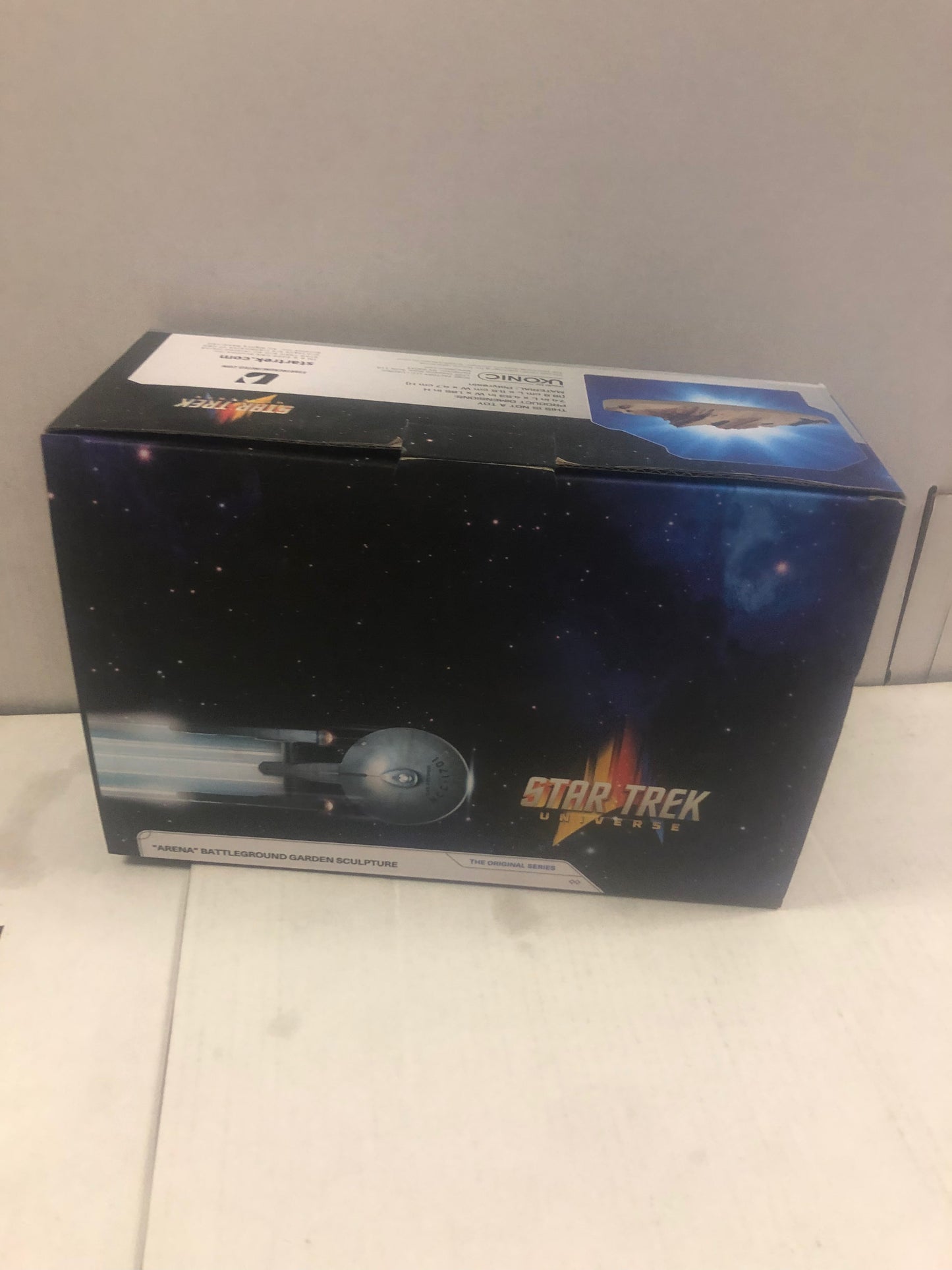 UKONIC STAR TREK UNIVERSE ARENA BATTGROUND GARDEN SCULPTURE EXCELLENT CONDITION