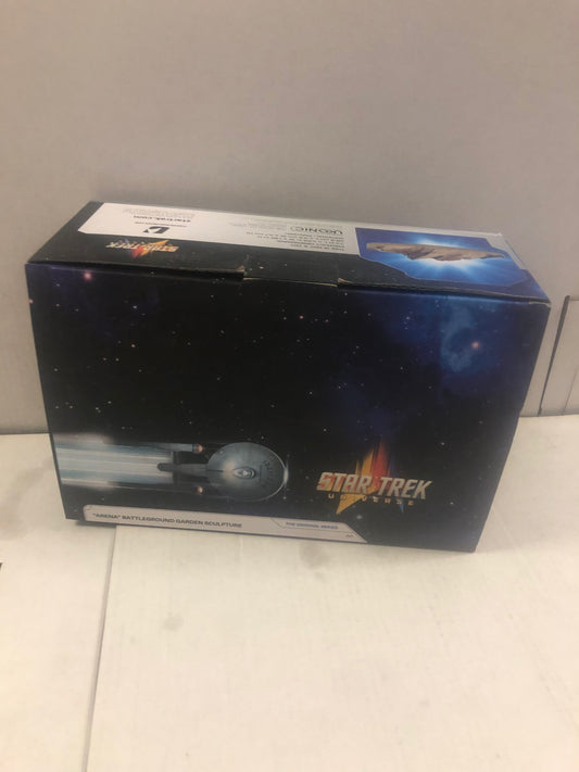 UKONIC STAR TREK UNIVERSE ARENA BATTGROUND GARDEN SCULPTURE EXCELLENT CONDITION