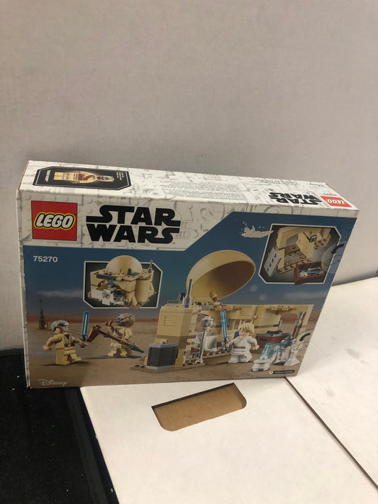 LEGO STAR WARS SET 75270 OBI-WANS HUT GOOD CONDITION SMALL TEAR ON FRONT OF BOX
